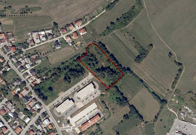 Zračni snimak lokacije Memorijalnog centra Domovinskog rata u Gospiću                                                                                                                                                                                     